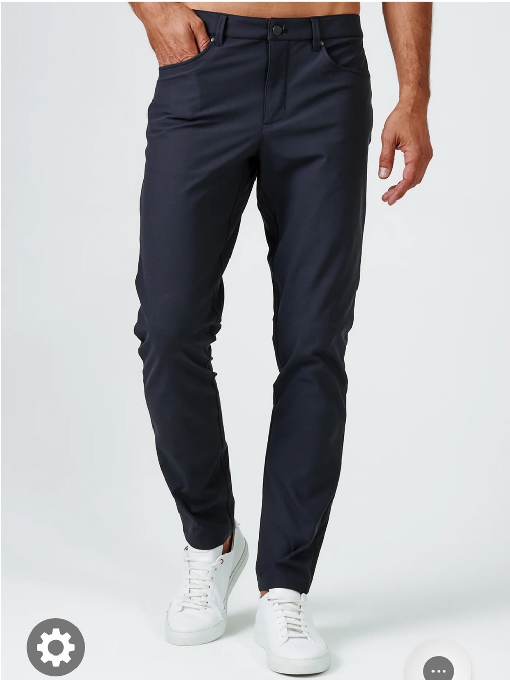 7 Diamonds Infinity Performace Pants Charcoal Gray 38X34